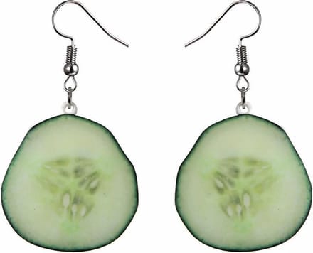 Fako Bijoux® - Oorbellen - Groente & Fruit - Komkommer