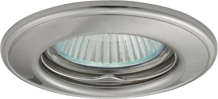Kanlux HORN Inbouwspot Rond Zilver Geborsteld