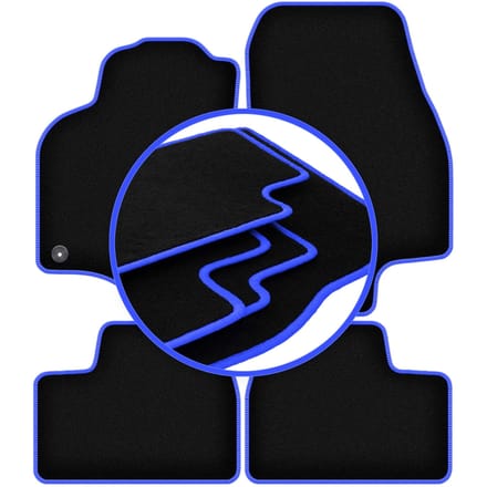 CARLUX-BLUE automatten voor: Opel Astra G cabrio, Coupé, bertone (1998-2009)