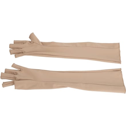1 Paar Artritis Compressiehandschoenen Vingerloze Compressiehandschoenen voor Vrouwen Mannen Carpaal Tunnel geel