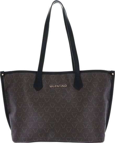 VALENTINO Schoudertas Lady Re Shopping Bag Moro / Nero Donkerbruin