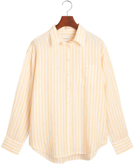 Gant 4300476 Overhemd Met Lange Mouwen Geel 36 Vrouw