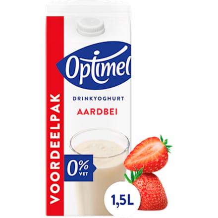 Drink aardbei 0% vet