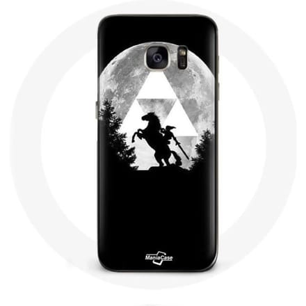Hoesje - Samsung - Galaxy S7 - Zelda Maan - Flexibel - Gemengd