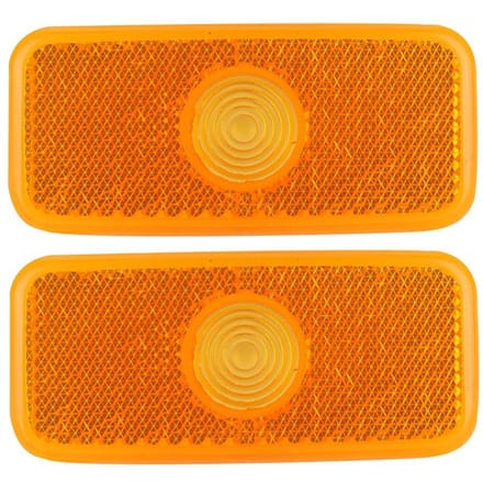 1 paar Autozijmarker Lamp Lens Lichtkap 1671689 Past voor FORD TRANSIT MK6 MK7 orange