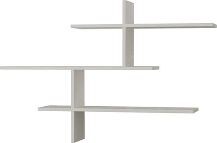 Hocus Picus Zwevende Wandplank 3 Planken - Wit - 123x22x81 cm