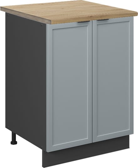 Vicco Fame-Line Keukenonderkast – 60 cm, WB Eik Licht blauw-grijs