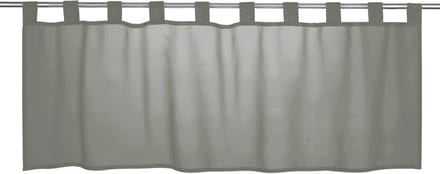 Elbersdrucke Bistro Gordijn Basic 48x140 cm grijs transparant