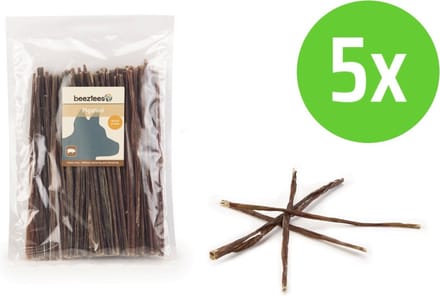 Beeztees Piganini - hondensnack - 200 gram - 5 verpakkingen