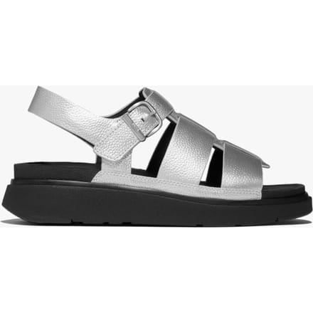 Fitflop Gen-ff Tumbled Dames Enkelsandaal met Bandje Zilver