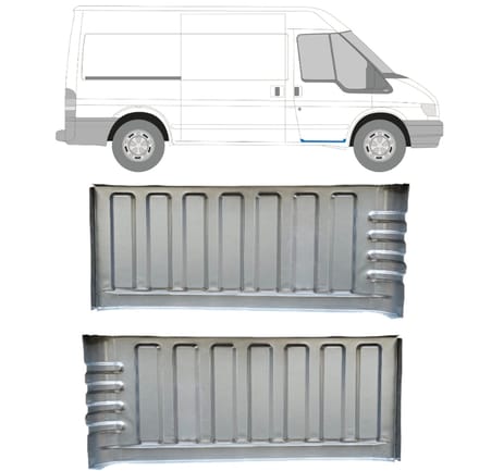 Instapplaat voor Ford Transit 2000-2013 / Links + Rechts / Set