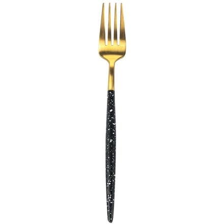 Bama – Dessertvork Kyoto Gold Black Marble – 12 Stuks