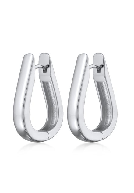 Elli Dames Oorbellen Oval Messing