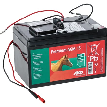 Complete batterijset met netadapter Ako Premium AGM