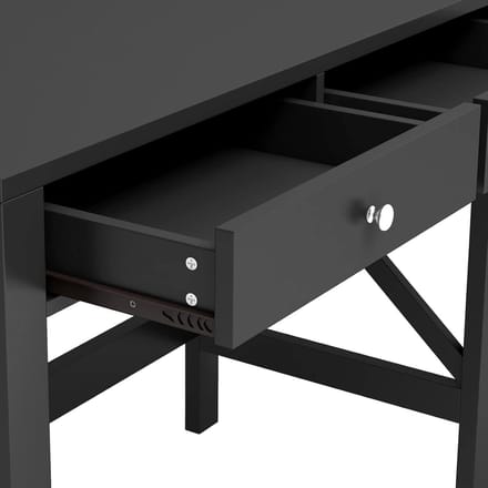Modern Zwart Bureau Schrijven met Laden voor Thuiswerken