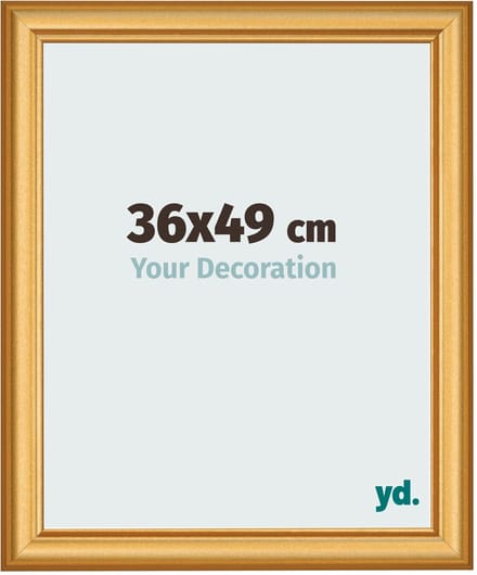 Your Decoration - Fotolijst 36x49 cm - MDF - Goud Mat - Lazio