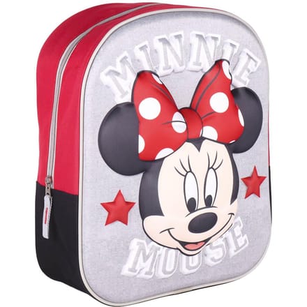 "Minnie Mouse 3D Rugzak - Kleuter, School, Kindertuin, Uitstap - Leuke Backpack voor Meisjes - Geschenk voor Kinderen"