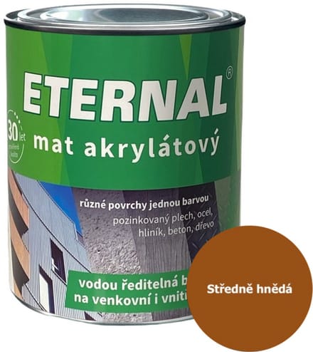 Eternal MAT Acryl 0,7 kg, 021 Middelbruin