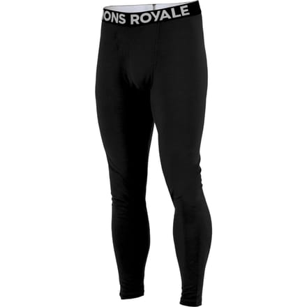 Mons Royale Cascade Merino Base Layer, thermobroek, heren, zwart