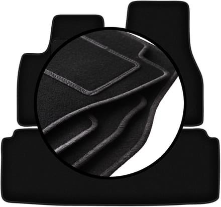 Complete set veloursmatten voor: Tesla Model S II sedan (2016-)