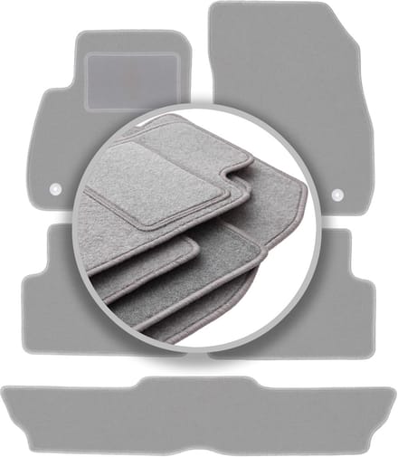 Automatten asgrijs voor: Opel Zafira C 7-zits (2012-2019)
