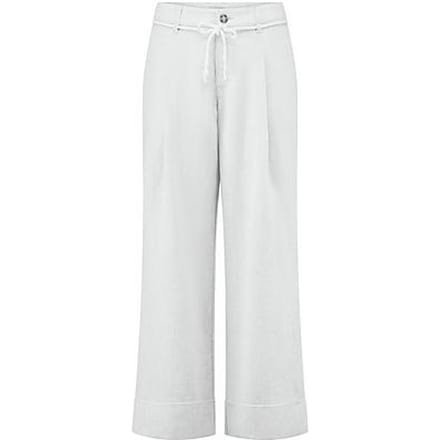 Wide Fit-7/8-broek Van Peter Hahn wit