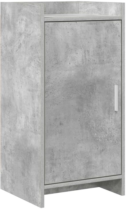 vidaXL - Dressoir - Betongrijs - 40 - x - 36 - x - 80 - cm - Bewerkt - hout