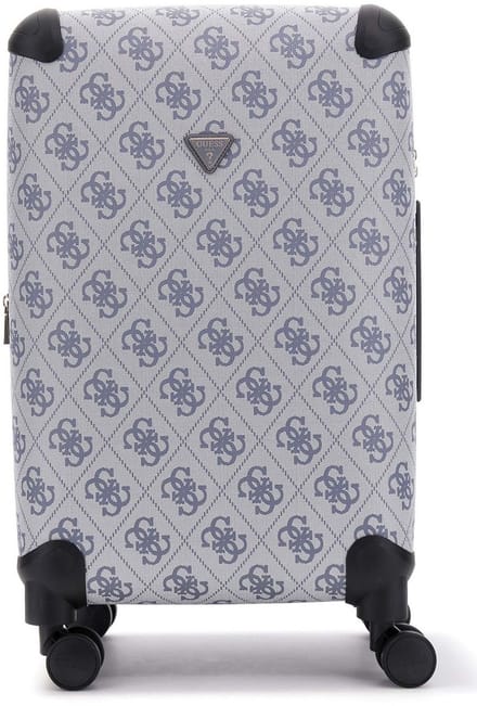 GUESS trolley 22 In 8-Wheeler Slate Logo blauwgrijs 64cm