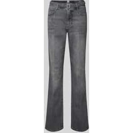 Flared fit jeans met tailleband, model 'Mary'