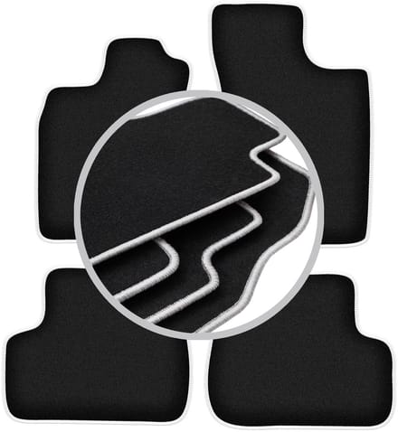 CARLUX-SILVER automatten voor: Renault Twingo I hatchback (1993-2006)