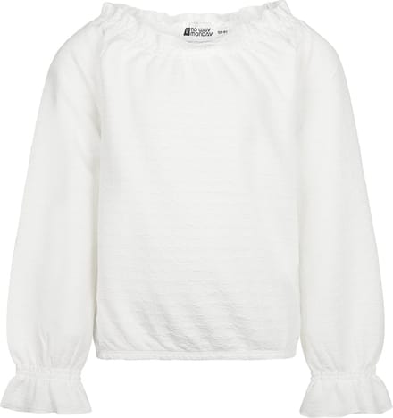 No Way Monday - Meisjes shirt - Offwhite - Maat 116