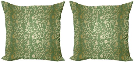 ABAKUHAUS Kussenhoezen Set – 2x45x45 cm – Dubbelzijdig bedrukt – Multicolor
