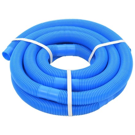 vidaXL - Zwembadslang - met - klemmen - 38 - mm - 6 - m - blauw