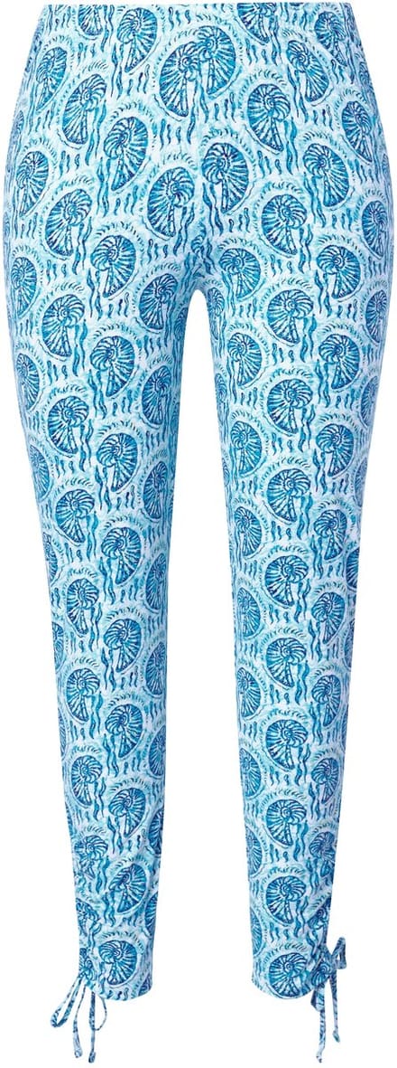 Ulla Popken - Dames - Legging - Denim blauw - Maat 46+