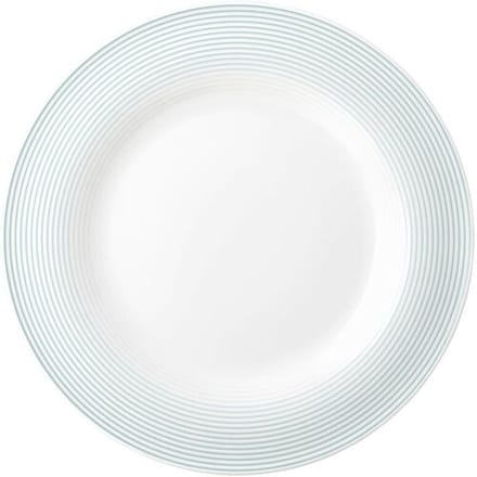 (6 stuks) SELTMANN WEIDEN Bord - plat - Ø 215mm - Arctisch blauw Wit / Blauw