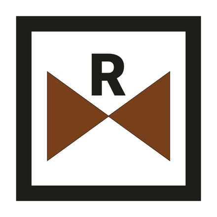 Rioolafsluiter sticker 100 x 100 mm