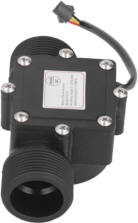Water Flow Meter 1-120L/min met Sensorregeling en DC3-24V