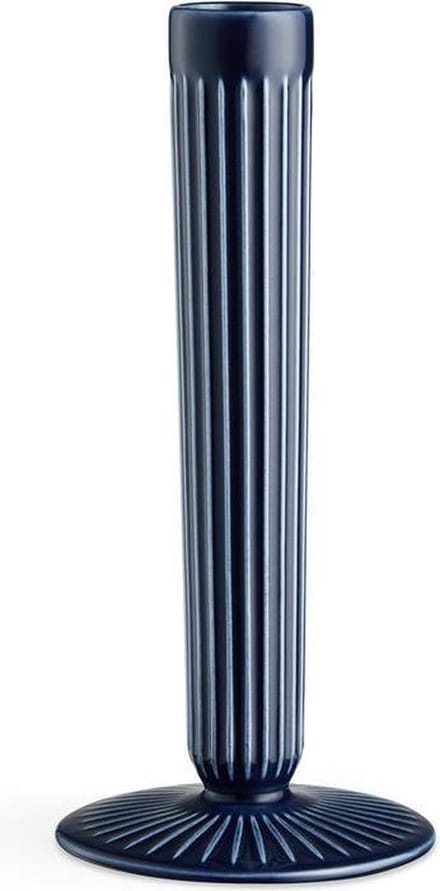 Kähler Design Hammershøi Kandelaar - Hoogte 20 cm - Indigo Blauw