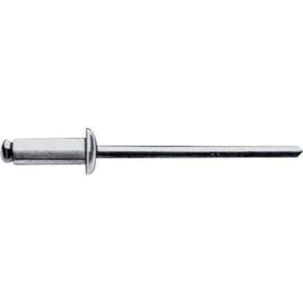 Gesipa 1454614 Popnagel (Ø x l) 5 mm x 10 mm Staal Staal Staal Blindniet St/St 5x10mm Standard KS 4,0-6,0mm 500 stuk(s)