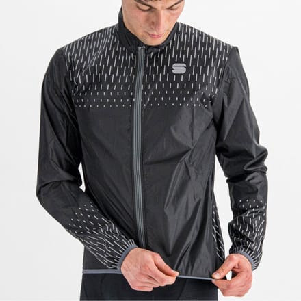 Sportful Fietsjack Heren Zwart  - REFLEX JACKET BLACK - 2XL