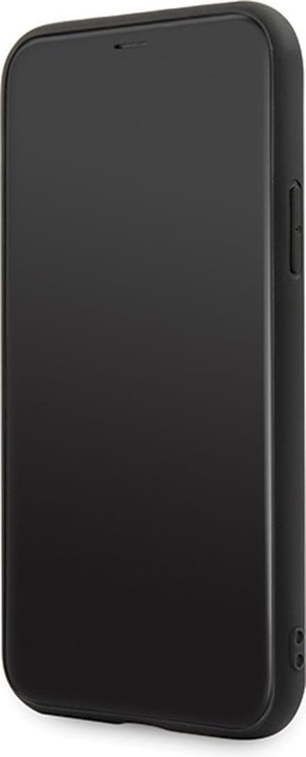 iPhone 11 Pro Backcase hoesje - Mercedes-Benz - Effen Zwart - Leer