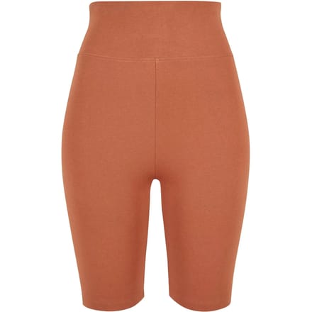 Urban Classics - High Waist Korte cycle broek - 4XL - Oranje
