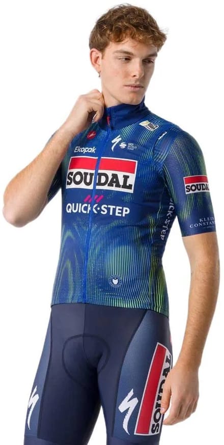 Castelli Pro Wind Soudal Quick-step 2026 Gilet Blauw L Man