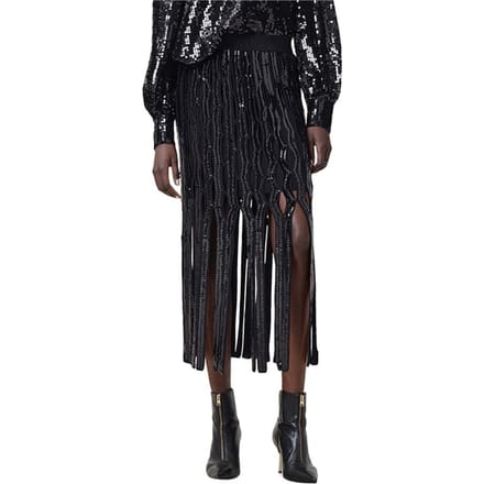 AllSaints Francesca Skirt Black Größe: XS | Midiröcke Outlet | Damen | Schwarz