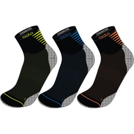 ODLO Set Ceramicool Quarter Sportsokken 3P - Maat 45-47