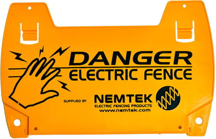 Nemtek Waarschuwingsbord Schrikdraad - 5 stuks