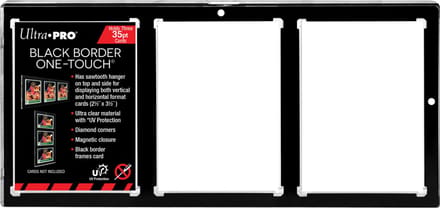 Ultra PRO - One-Touch Magnetic Holder - Black Border - 3-card