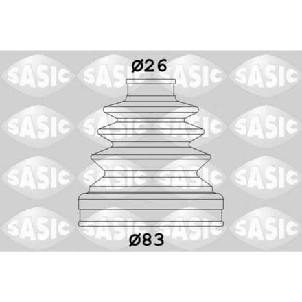Balgenset, aandrijfas SASIC 1906017