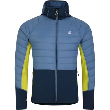 Dare2b Descending Hybrid Sweatshirt Met Rits Blauw XL Man