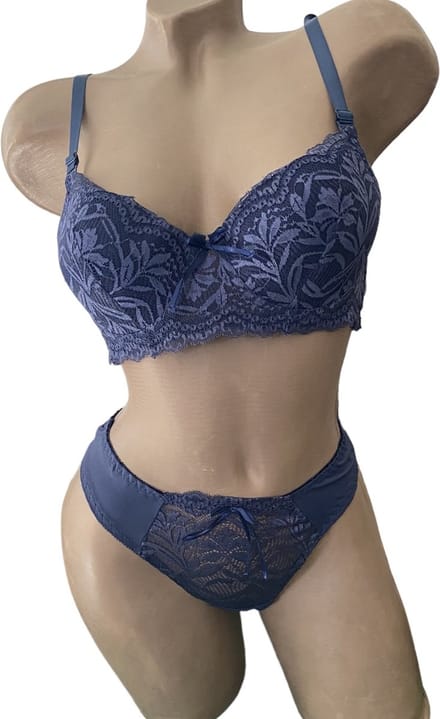 Bh setje push up 70B blauw